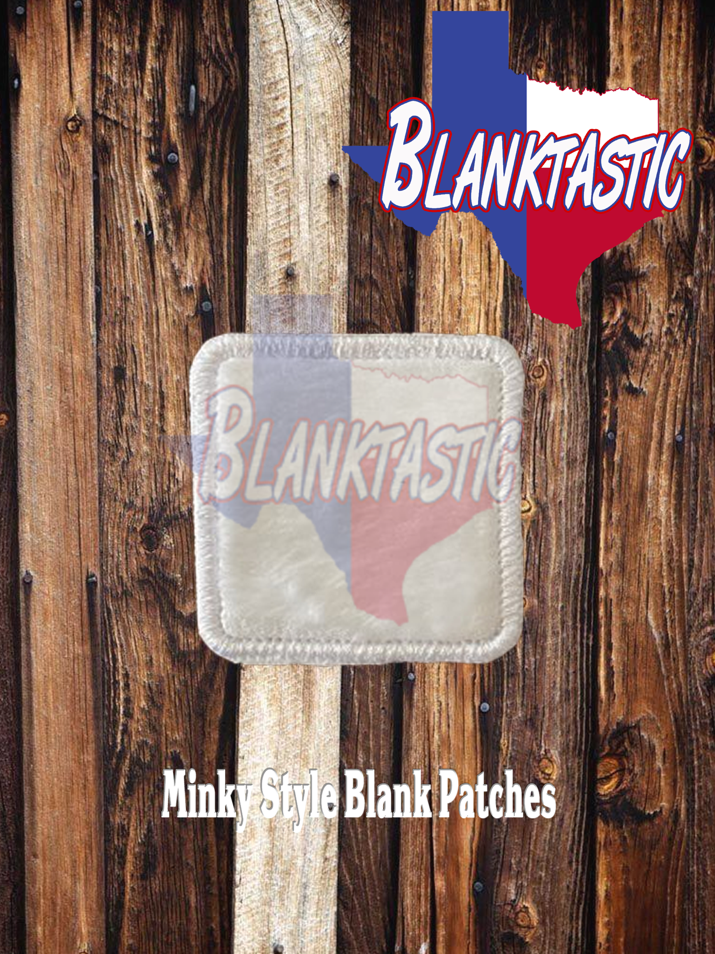 Minky Hat Bar Blank Patch