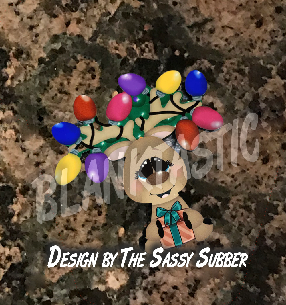 Unisub Reindeer Name Ornament 2023