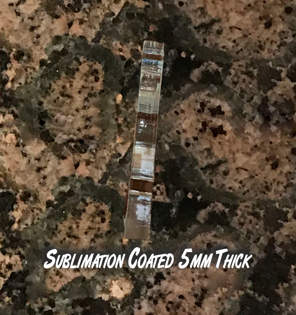 Sublimation Coated Acrylic Beneluxe Ornament