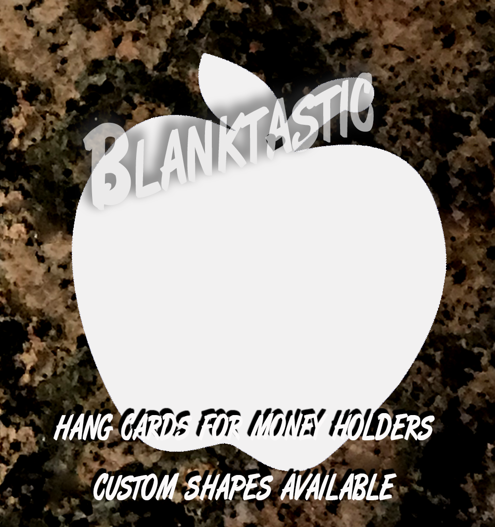 Gift Money Card Back - Blister pack not included