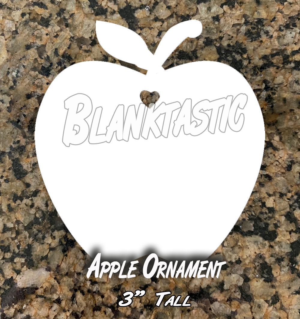 Acrylic Apple Ornament