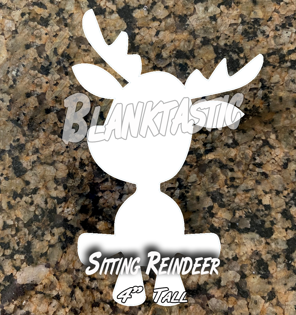 Sitting Reindeer Unisub Blank