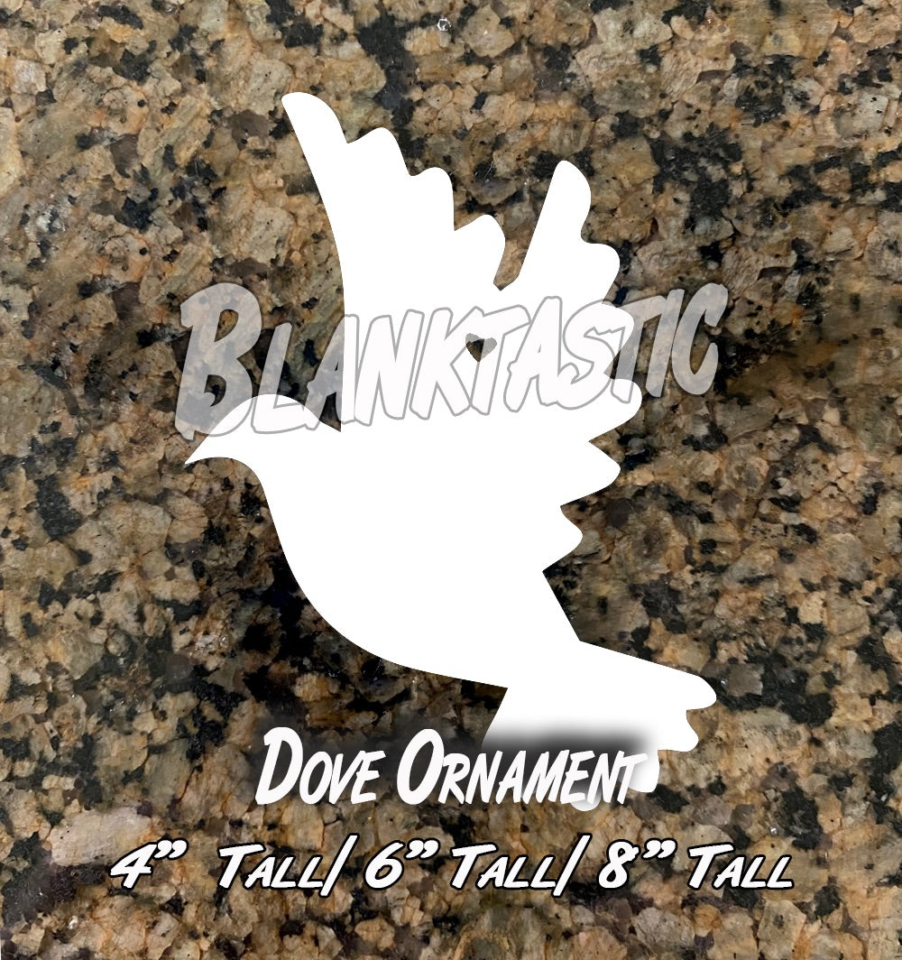 Dove Ornament Unisub Blank