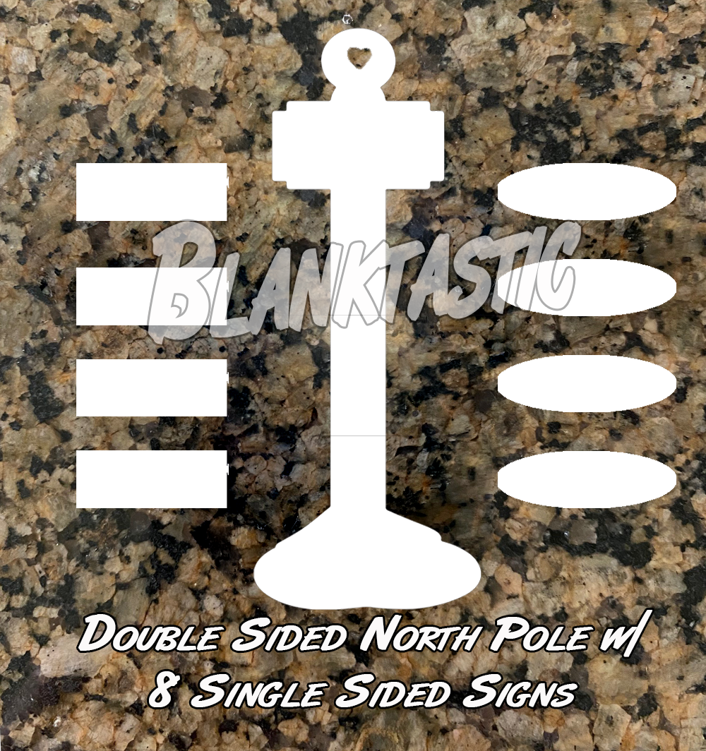 North Pole Personalized Table Top Decoration