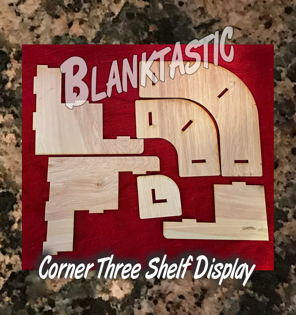 Corner Three Tier Display Table