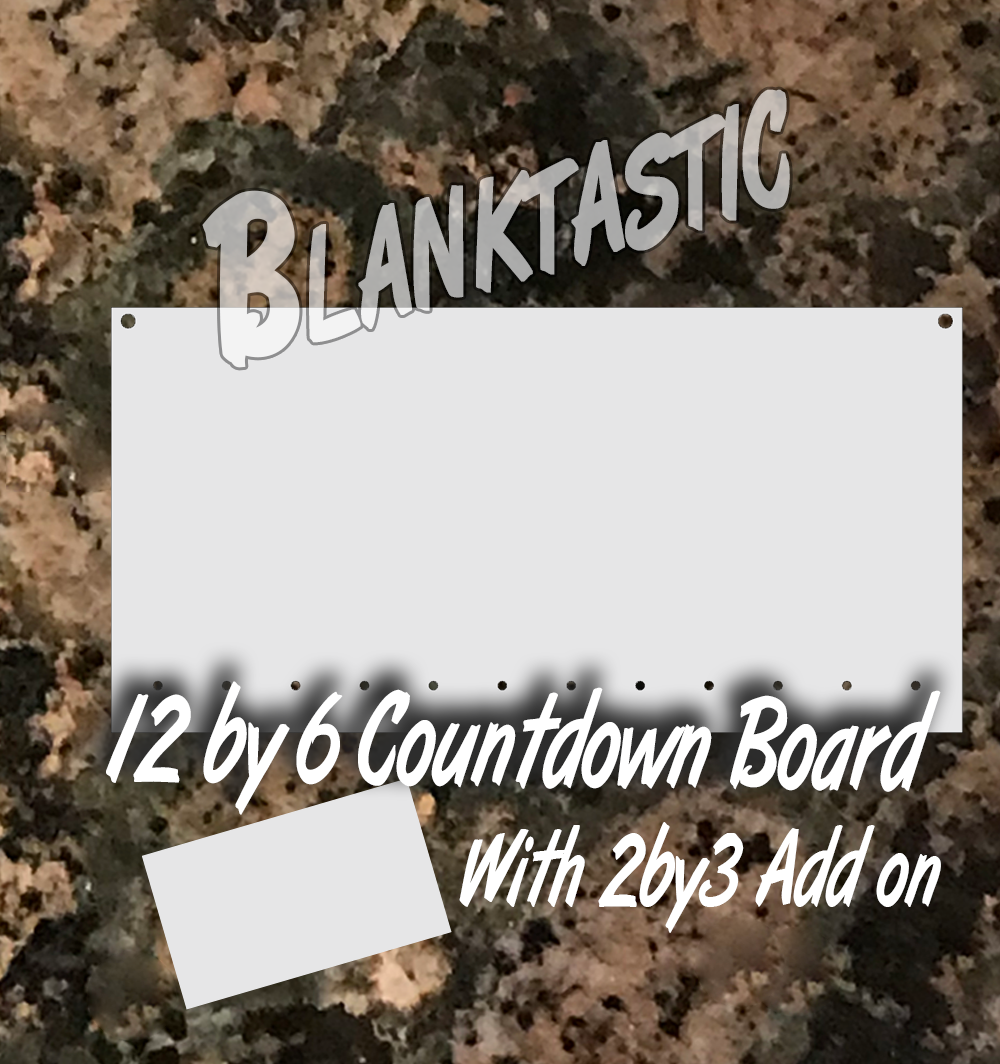 Countdown Board - Findings not included