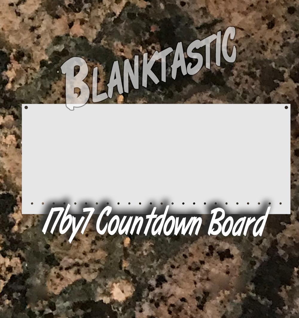 Countdown Board - Findings not included