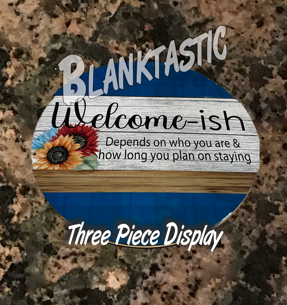 Three Piece Changeable Decor For Sublimation [magnets included]