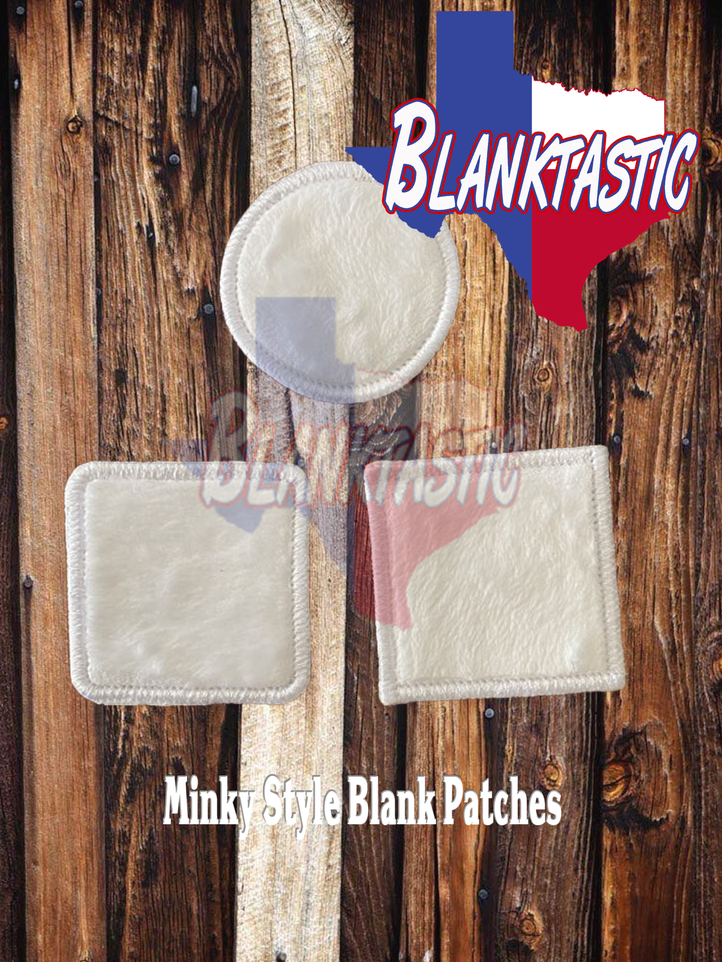 Minky Hat Bar Blank Patch