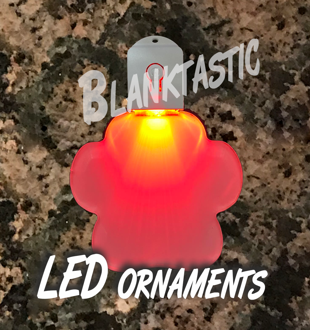 LED Acrylic Sublimation Ornament