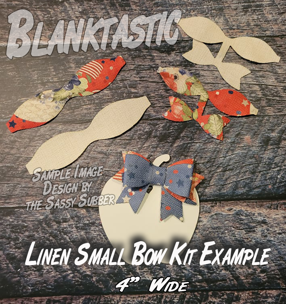 SubLinen 4" Bow Kit  - Makes two small or one layered
