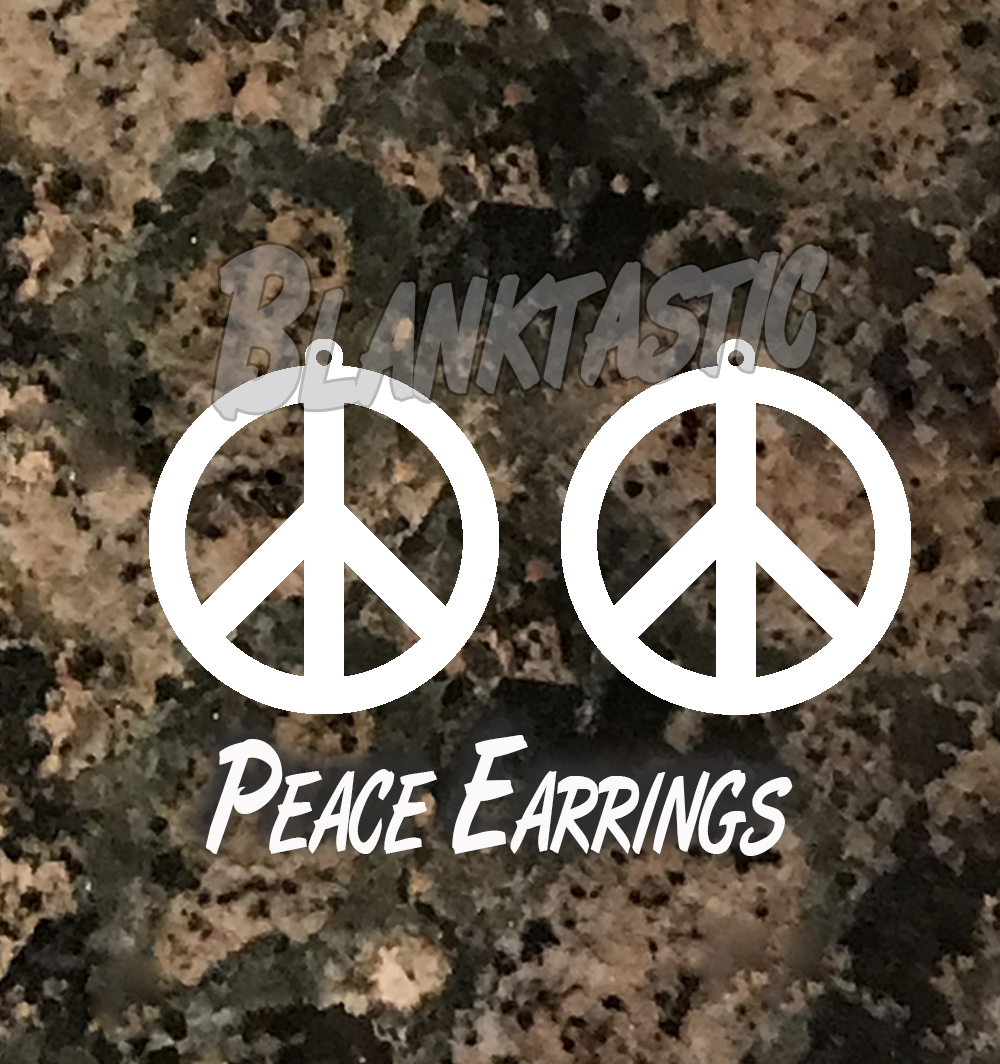 Acrylic Peace Earrings - Set of 5 Pairs