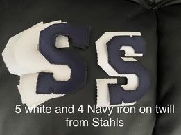 Stahls Twill Letters